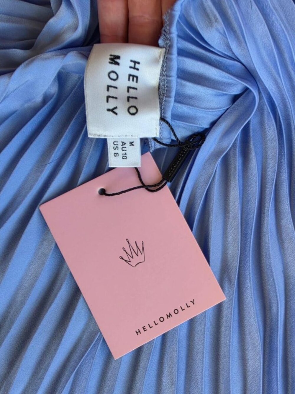 Hello Molly Women's Blue Dress - NWT - Size M - Picture 5 of 5